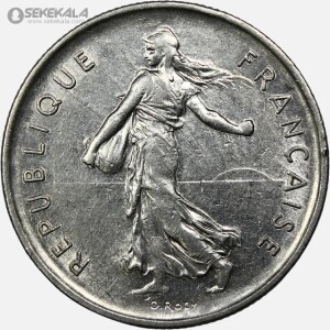 سکه 5 فرانک فرانسه 1971