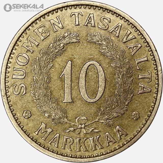 coin collection store www.sekekala.com 041010 (387) سکه 10 مارکا فنلاند 1939 (بسیار کمیاب)