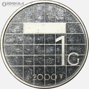 سکه 1 گیلدن هلند 2000 (ملکه بئاتریکس)
