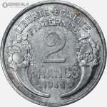 سکه 2 فرانک فرانسه 1948 (جمهوری چهارم)