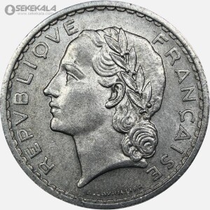 سکه 5 فرانک فرانسه 1949 (جمهوری چهارم)