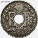 سکه 10 سنتیم قدیمی فرانسه 1923 (جمهوری سوم)