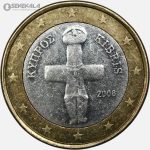سکه 1 یورو قبرس 2008