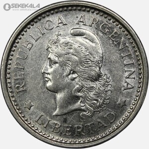 سکه 1 پزو آرژانتین 1959