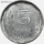 سکه 5 سنتاوو آرژانتین 1973