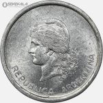 سکه 1 سنتاوو آرژانتین 1983 (AU)