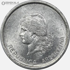 سکه 1 سنتاوو آرژانتین 1983 (AU)