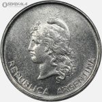 سکه 10 سنتاوو آرژانتین 1983 (AU)