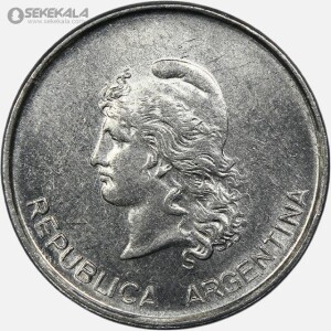 سکه 10 سنتاوو آرژانتین 1983 (AU)