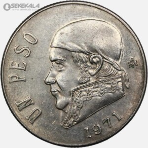 سکه 1 پزو مکزیک 1971