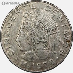 سکه 50 سنتاوو مکزیک 1979