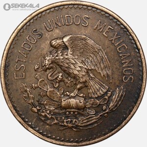 سکه 20 سنتاوو کمیاب مکزیک 1953