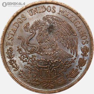 سکه 20 سنتاوو کمیاب مکزیک 1973 (AU)