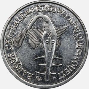 سکه 50 فرانک آفریقای غربی 2019