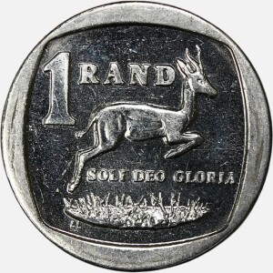سکه 1 راند آفریقای جنوبی 2012 (AU)