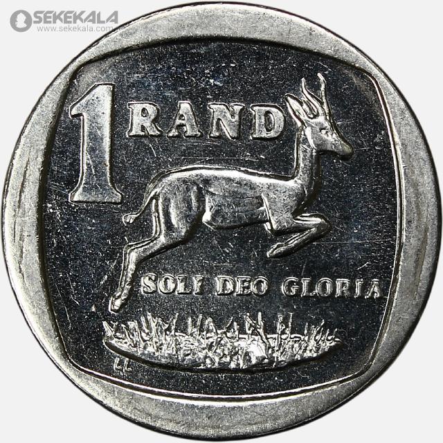 coin collection store www.sekekala.com 041011 (345) سکه 1 راند آفریقای جنوبی 2012 (AU)
