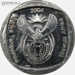 سکه 2 راند آفریقای جنوبی 2004 (AU)