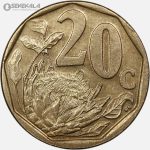سکه 20 سنت آفریقای جنوبی 2012