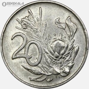 سکه 20 سنت آفریقای جنوبی 1974