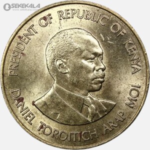 سکه 10 سنت کنیا 1986 (UNC)