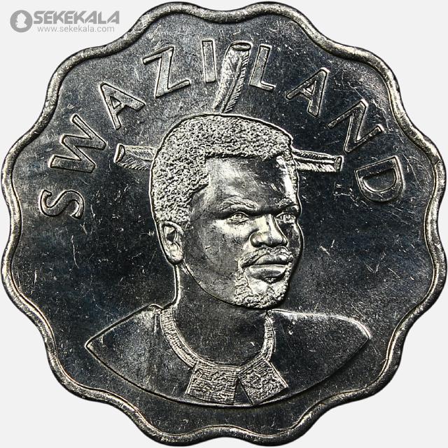 سکه 20 سنت کمیاب سوازیلند 2003 (UNC)