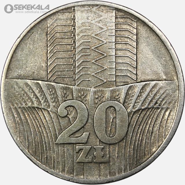 coin collection store www.sekekala.com 041011 (51) سکه 20 زلوتی لهستان 1973