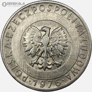 سکه 20 زلوتی لهستان 1976 (AU)