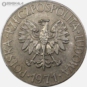 سکه 10 زلوتی یادبودی لهستان 1971