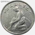 سکه 50 سنتیم بلژیک 1923 (آلبرت اول)