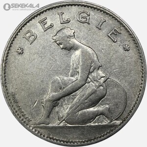 سکه 1 فرانک بلژیک 1928 (آلبرت اول)