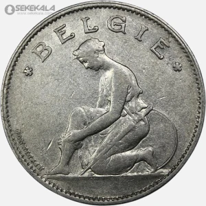 سکه 1 فرانک بلژیک 1928 (آلبرت اول)