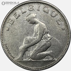 سکه 1 فرانک بلژیک 1923 (آلبرت اول)