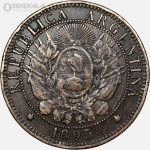 سکه 2 سنتاوو آرژانتین 1895