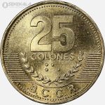 سکه 25 کولون کاستاریکا 2003 (UNC)