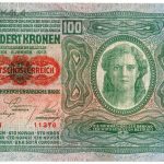 اسکناس 100 پادشاهی اتریش مجارستان 1919 (جمهوری آلمان - اتریش) (EF)