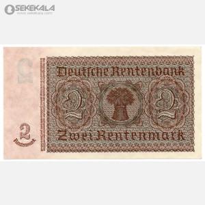 اسکناس 2 رنتن مارک آلمان 1937 (رایش سوم)(UNC)