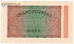 اسکناس 20000 مارک آلمان 1922 (جمهوری وایمار)(AU)