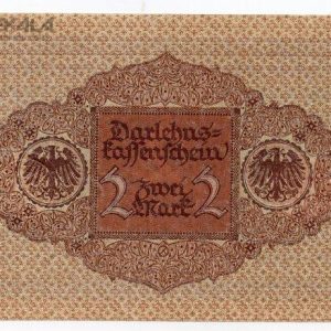 اسکناس 2 مارک آلمان 1920 (جمهوری وایمار)(UNC)