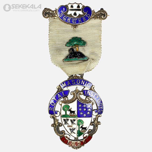 مدال نقره فراماسون بریتانیا 1925 (نایاب و کلکسیونی)