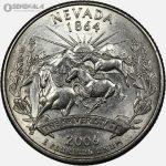سکه کوارتر (25 سنت) ایالتی آمریکا 2006 P (کیفیت AU)