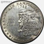 سکه کوارتر (25 سنت) ایالتی آمریکا 2000 P
