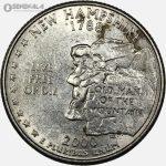 سکه کوارتر (25 سنت) ایالتی آمریکا 2000 P