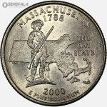 سکه کوارتر (25 سنت) ایالتی آمریکا 2000 P (کیفیت UNC)