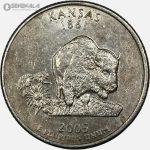 سکه کوارتر (25 سنت) ایالتی آمریکا 2005 P
