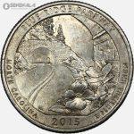 سکه کوارتر (25 سنت) یادبودی آمریکا 2015 P (کیفیت AU)