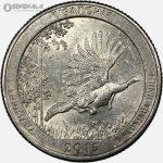 سکه کوارتر (25 سنت) یادبودی آمریکا 2015 P (کیفیت AU)