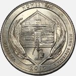 سکه کوارتر (25 سنت) یادبودی آمریکا 2015 P (کیفیت AU)