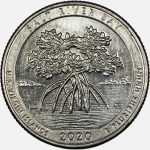 سکه کوارتر (25 سنت) یادبودی آمریکا 2020 D (کیفیت AU)