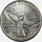 سکه کوارتر (25 سنت) یادبودی آمریکا 2022 D (کیفیت +AU)