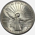سکه کوارتر (25 سنت) یادبودی آمریکا 2022 P (کیفیت UNC)